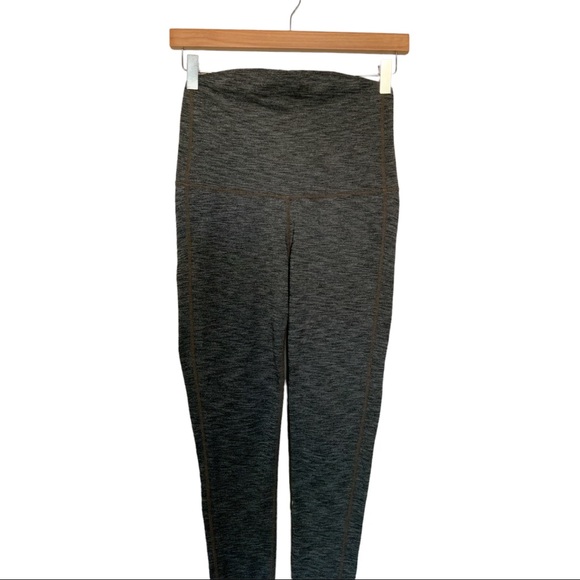 ATHLETA High Belly Chaturanga Leggings Maternity Heather Gray, Size Small - Picture 3 of 10